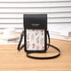 thumbnail image 1 of 2023 Fashion Flower Printing Mini Touch Screen Mobile Phone Bag For Iphone 15 14 13 12 11 Pro Max 6 6S 7 8 Plus X XR XS Max Case, 1 of 5
