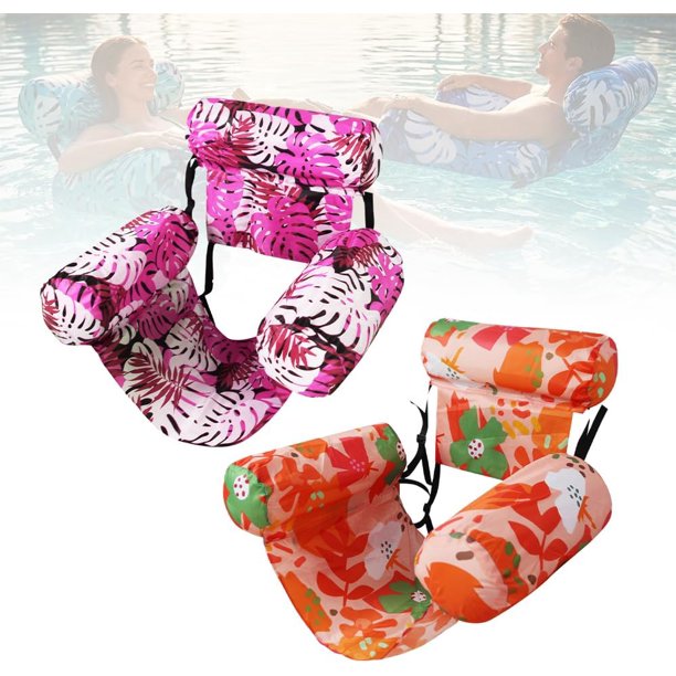 Silla flotante piscina hinchable tumbona asiento respaldo playa lago