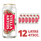 thumbnail image 1 of Cerveza Stella Artois Lata 473cc x 12, 1 of 4