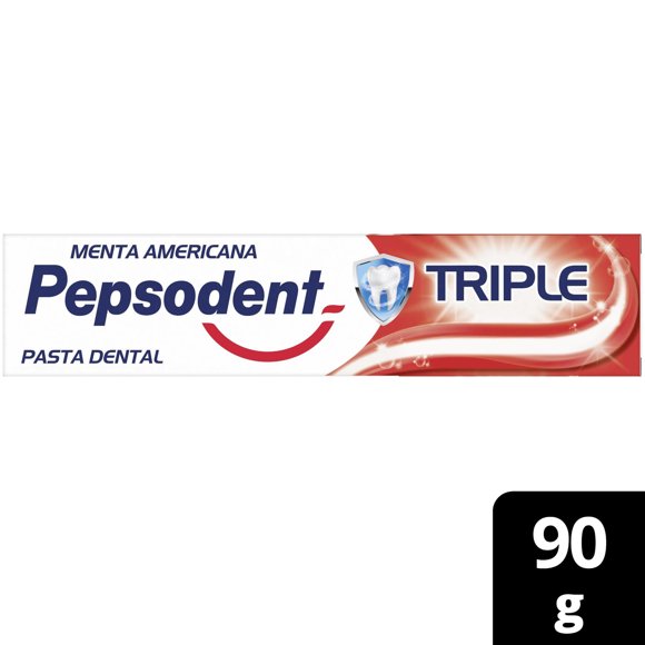 Pasta Dental Pepsodent Triple Menta Americcana, 90 g