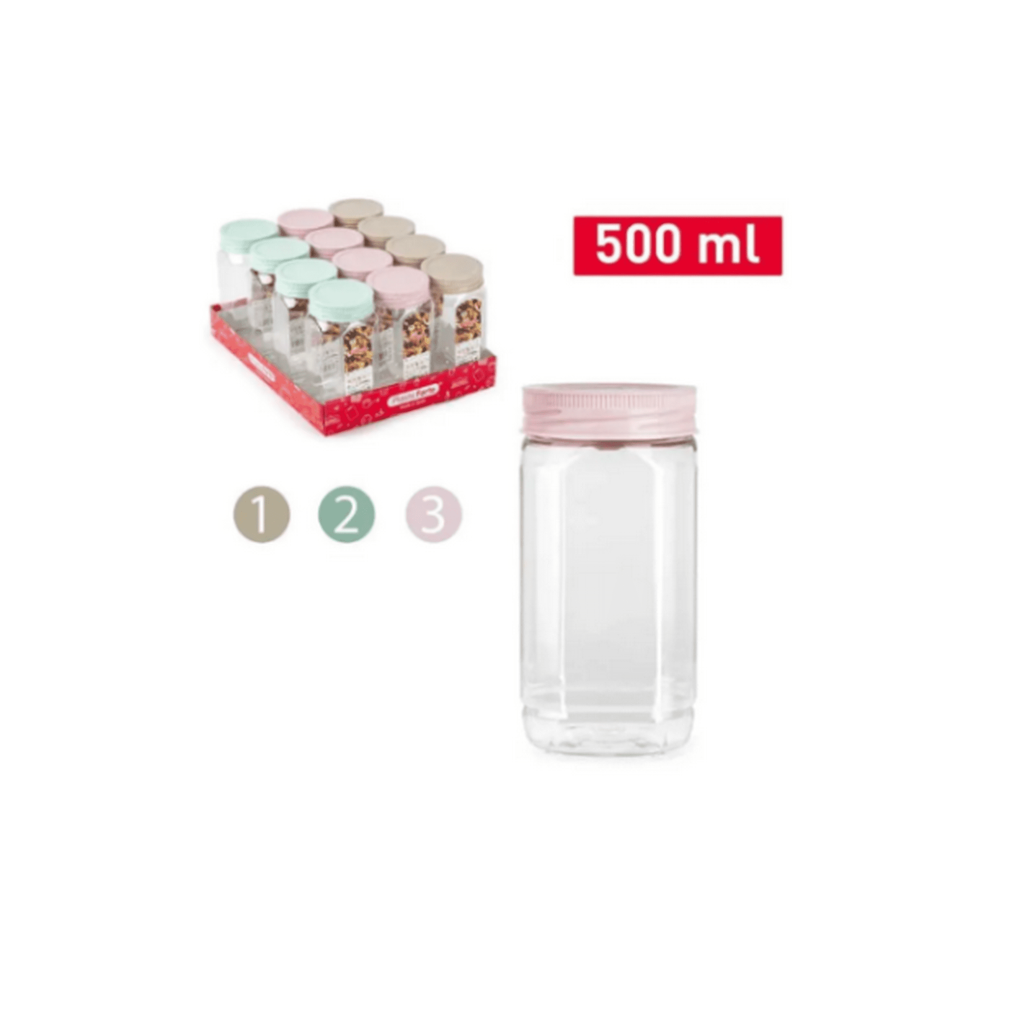 Genérico - Bote Turin 500 Ml Surtido