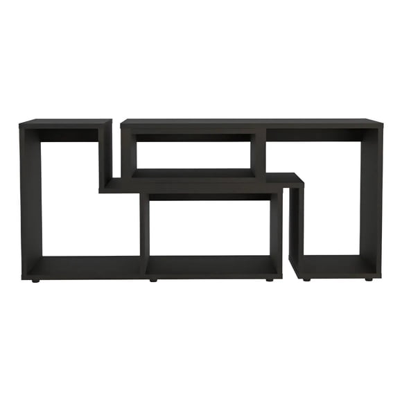 Rack de TV Extensible 120 a 160 cm Café Oscuro para Televisor hasta 40 Pulgadas