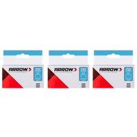 Staples Arrow Fastener P22 De 5/16 Pulgadas Paquete De 3, Color Gris