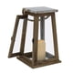 thumbnail image 2 of Fanal Madera Con Vela Led 18x18x29, 2 of 2