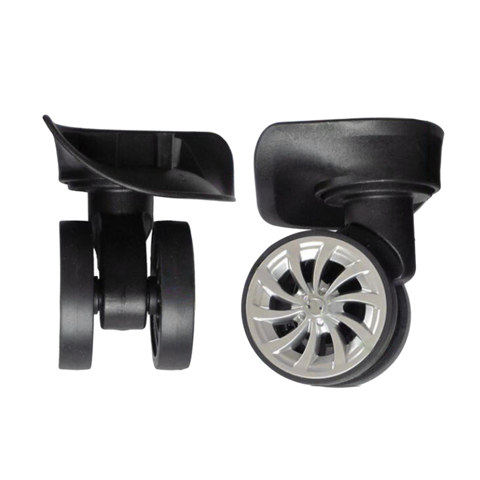 Magideal - Ruedas Giratorias Para Maleta De Equipaje De 2 Uds, Reemplazo De Rueda Giratoria, Ruedas Para Maleta De Viaje, Juego De Reparación De Rodamientos Para Estilo B