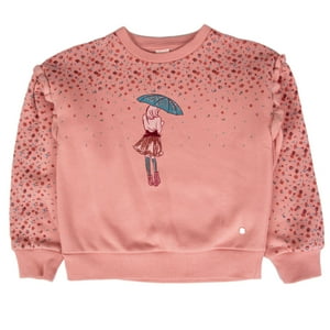 Polerón Niña Palo Rosa Pillin