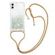 thumbnail image 5 of Funda FOXDOCK para iPhone 12 Mini con Cuerda Ajustable, Brillo Líquido, Protección Antigolpes y Lente – Ideal para Regalo, 5 of 6