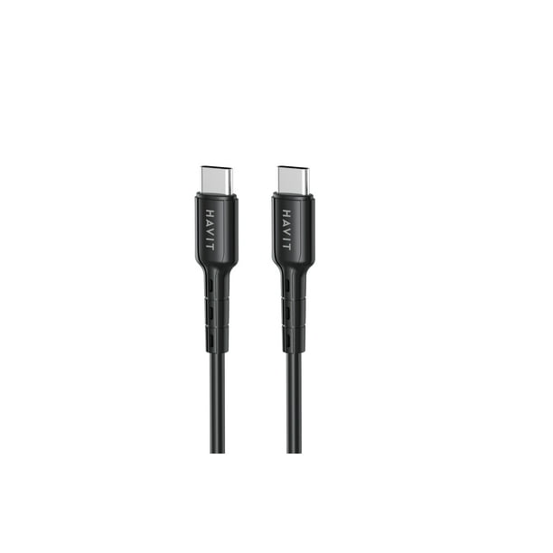 Cable de Carga/datos Havit Tipo C a Tipo C 1.0 Metros Cb6235