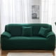 thumbnail image 1 of Xiao Hua Funda de Sofá de Alta Elasticidad - Adecuada para Sofás de 3 Plazas (74.8-90.6in), Hecha de Tela Suave Verde Oscuro material Elástico, Funda Protectora de Muebles Transpirable y Lavable, 1, 1 of 4