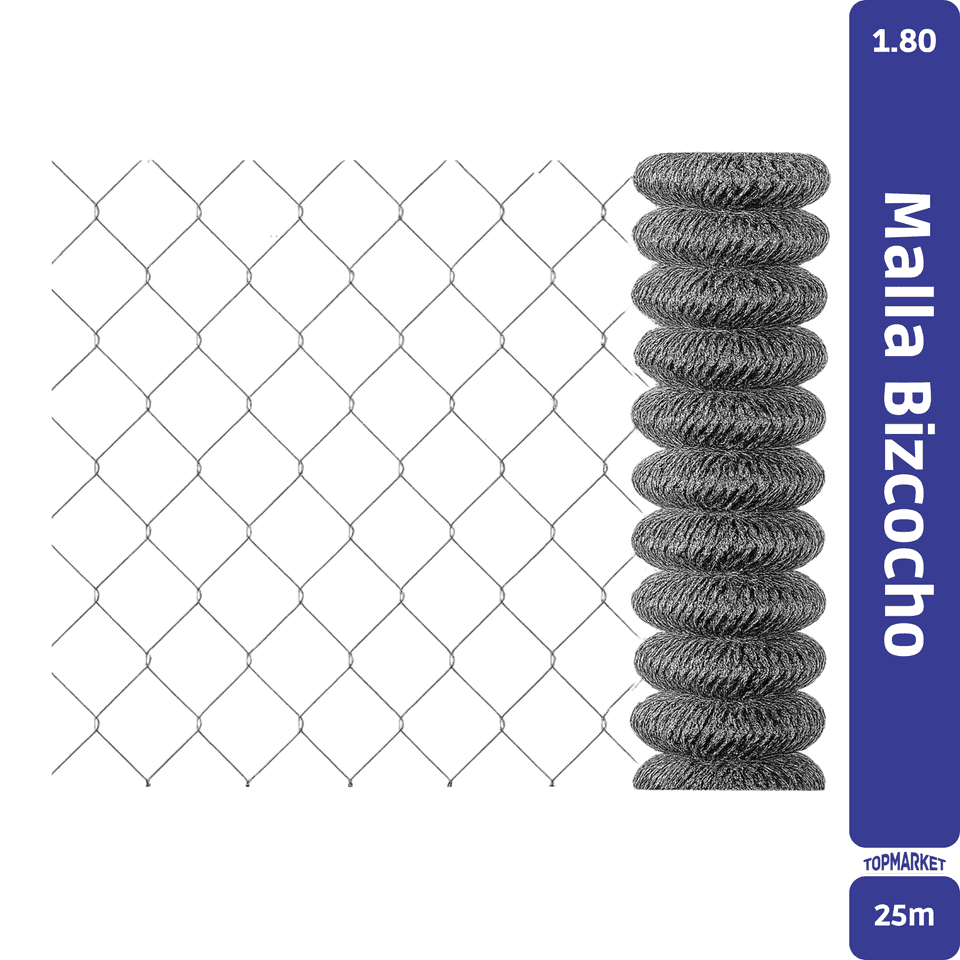 Malla Cuadrada tipo 5014 rollo 1.80x25mt