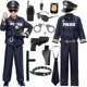 thumbnail image 1 of Disfraz de policía Spooktacular Creations para niños, juego de rol para niños, 1 of 8