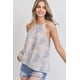 thumbnail image 3 of Top Halter Ccwholesalesclothings Crema Verde Azulado Rosado, 3 of 5