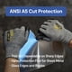thumbnail image 3 of Guantes resistentes al corte DEX FIT Cru453 ANSI A5 gris XL, 3 of 6