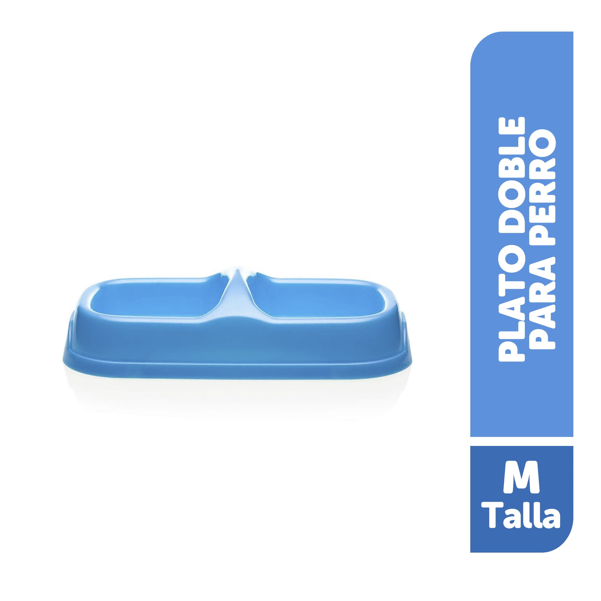 Plato Para Perro Doble Tamaño M 1 Un Buddy Pet