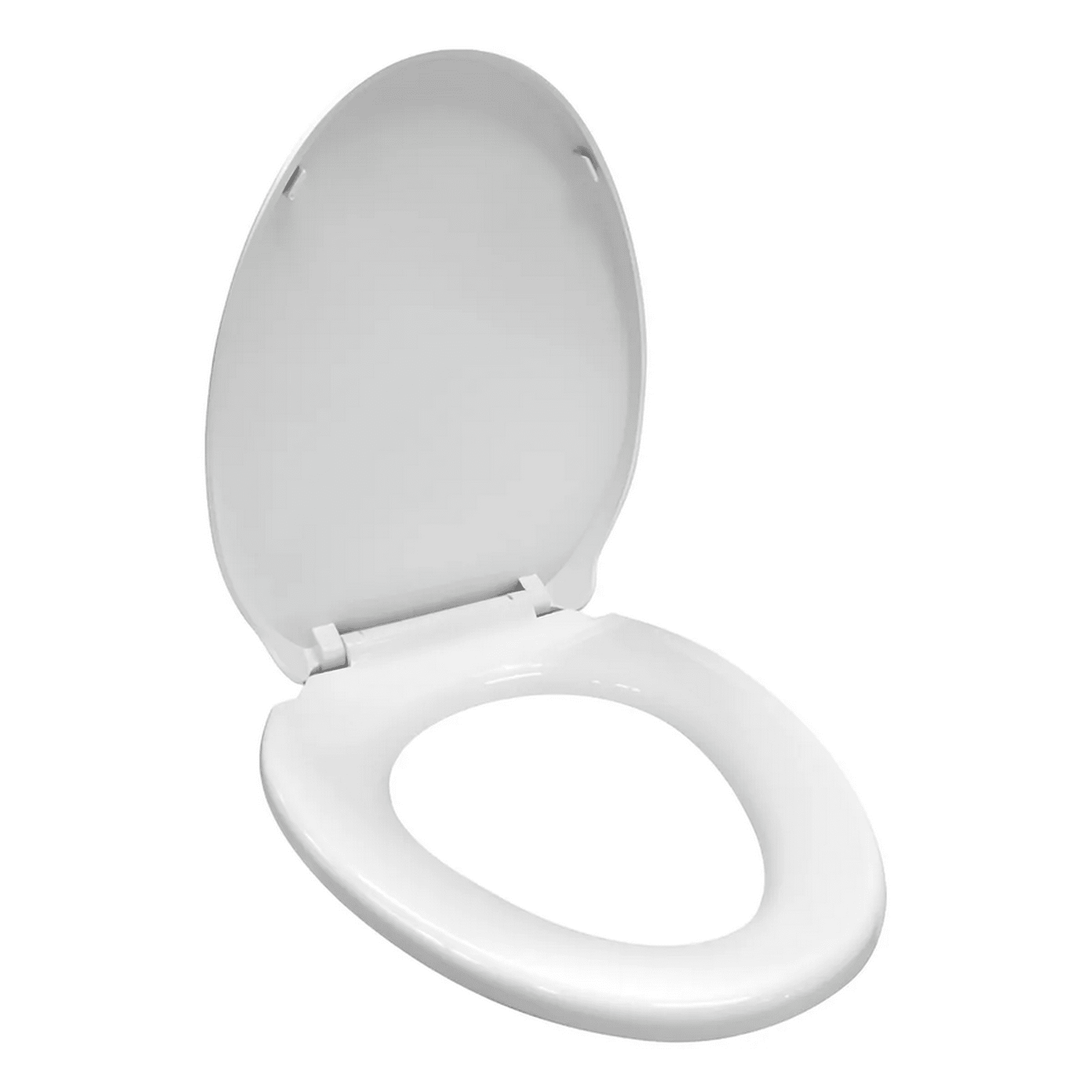 Genérico - Asiento Elongado Reforzado Wc Blanco Cierre Suave - Tapas Wc