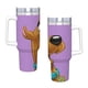 thumbnail image 4 of Scooby-Doo Vaso aislado de acero inoxidable con asa, diseño temático, regalo para familia, amigos y fans; incluye pajita y encaja en el portavasos estándar, 40 oz, 4 of 6