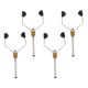thumbnail image 5 of 4 Uds. Herramientas Para Atar Moscas Materiales De Atado De Moscas De Cerámica Bobinas Soporte De Hilo Negro, 5 of 5