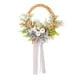 thumbnail image 5 of Corona Artificial Con Calabazas Blancas, Corona Floral Para Patio Interior De Vacaciones., 5 of 5