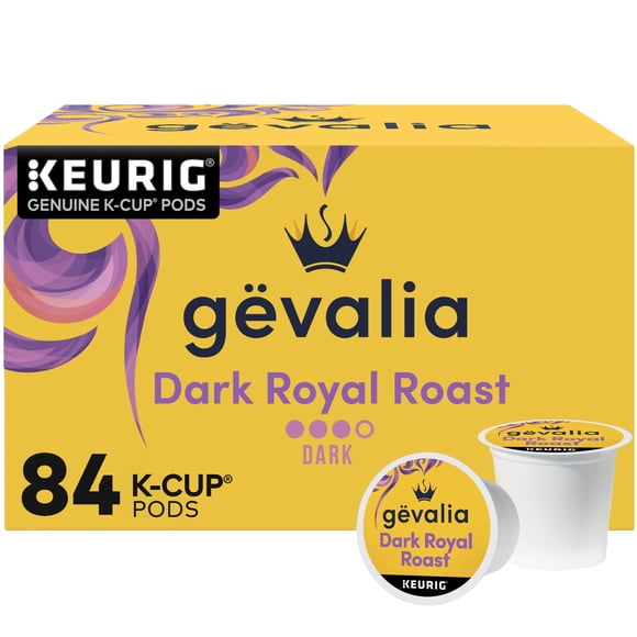 Cápsulas de Café Gevalia Dark Royal Roast 84 unidades K-Cup