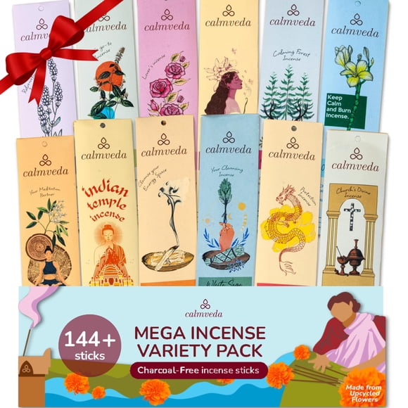 Varitas de incienso Calmveda 144 unidades - 12 variantes