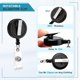 thumbnail image 2 of 2 Pack Badge Reels Retractable with Swivel Alligator Clip, 2 of 3