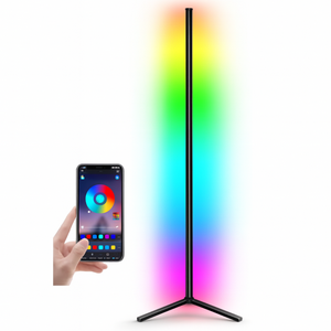 Genérico - Lámpara De Pie Interior Luz Led Ambiente Multicolor Rgb