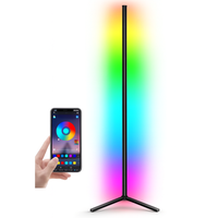 Genérico - Lámpara De Pie Interior Luz Led Ambiente Multicolor Rgb