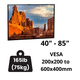 thumbnail image 4 of Base Soporte Fija De Pared Para Televisor Tv 40-85 Pulgadas, 4 of 5