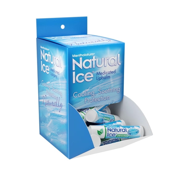Bálsamo labial Natural Ice Original SPF 15, 4,7 ml (paquete de 48)