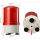 thumbnail image 2 of Baliza Giratoria Led Con Sirena 12v 24vdc Rojo Porton Alarma, 2 of 4