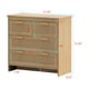 thumbnail image 2 of 4 Drawers Rattan Cabinet,for Bedroom,Living Room,Dining Room,Hallways,Easy Assembly, 2 of 3