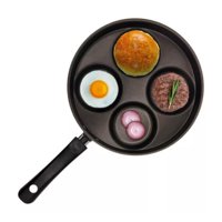 Genérico - Sarten Antiadherente Multiusos 4 Divisiones Color Negro