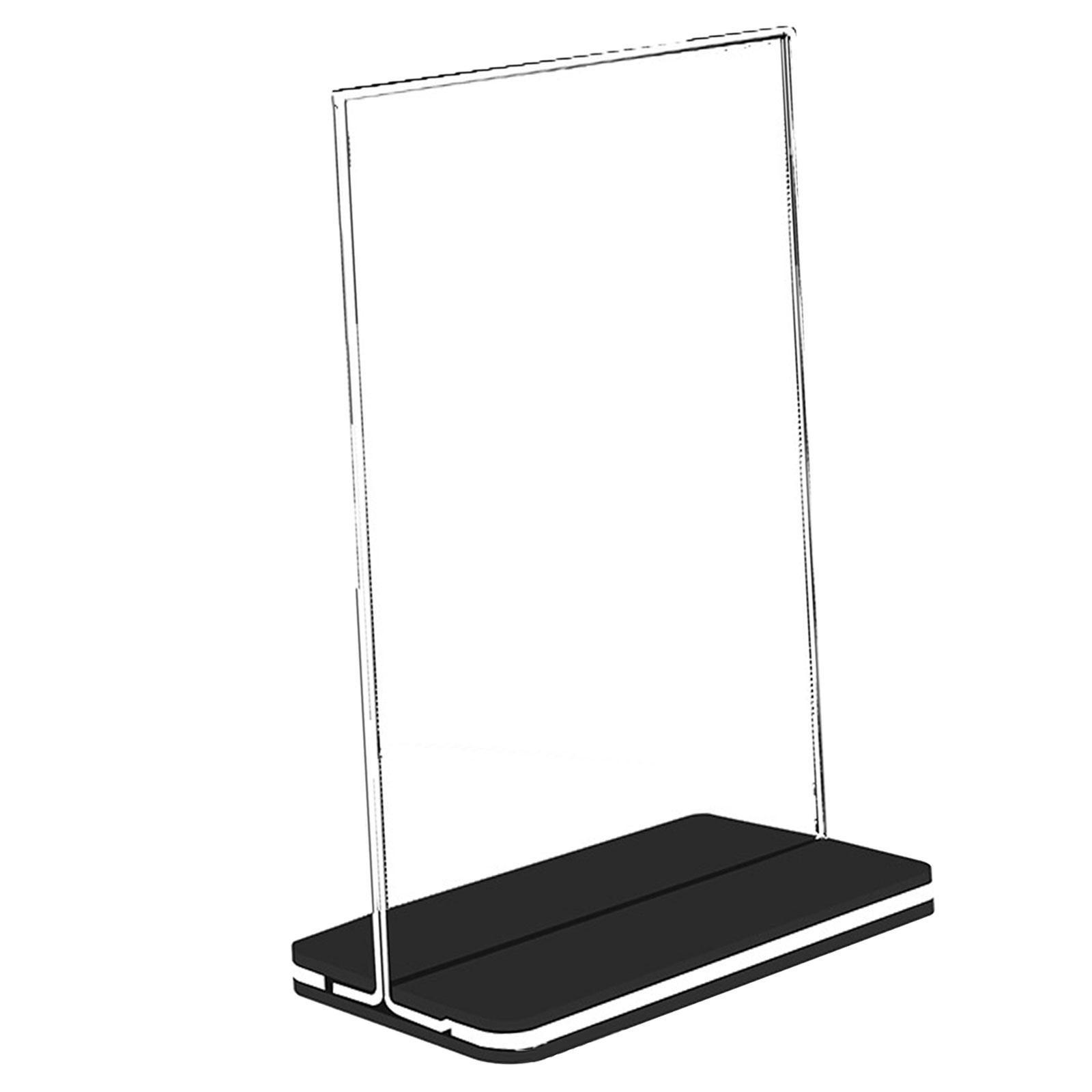 Ioensy - Soporte De Letrero Acrílico A4 Vertical Para Decoración De Fiestas, Tienda, Recepción De Bodas