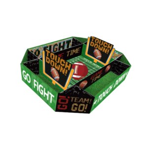 Magideal - Kit De Suministros Para Fiesta De Fútbol, Juego De Celebración, Bandejas Para Refrigerios De Fútbol, Bandeja Para Refrigerios Para Películas, Cump