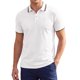 thumbnail image 1 of INSPIRE CHIC Camisa Polo de Hombre de Manga Corta Casual de Verano para Tenis Golf Talla XXL Blanca, 1 of 5