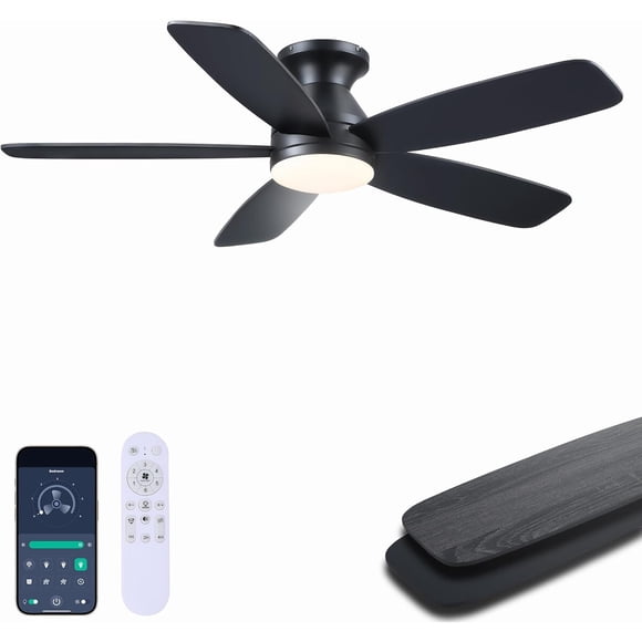 Ventilador De Techo Jl6848 48inch Bajo Perfil Led