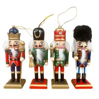 Magideal - Pequeño Cascanueces Estatuilla Ornamento Niños Artesanía Tradicional Regalo Cascanueces Marioneta Estatua, Para Fiesta De Navidad Vacaciones