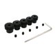 thumbnail image 1 of 5 Piezas 1/8 RC Car 48P 3.17mm Pinion Motor Gear Brush Brushness Para 17T-21T, 1 of 5