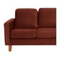 thumbnail image 2 of Sofa Venecia 3C Tela Velvet Chocolate, 2 of 3