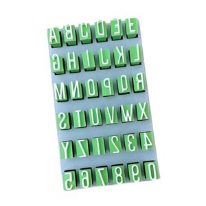 Bothyi - Juego De Sellos De Arcilla Con Alfabeto, Herramientas De Cerámica Para El Hogar, Sellos Reutilizables Con Letras Mayúsculas