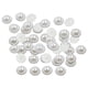 thumbnail image 2 of Botones De Perlas Rhinestone Flatback Cabochon DIY Craft Para Vestido De Boda 16 Mm, 2 of 5