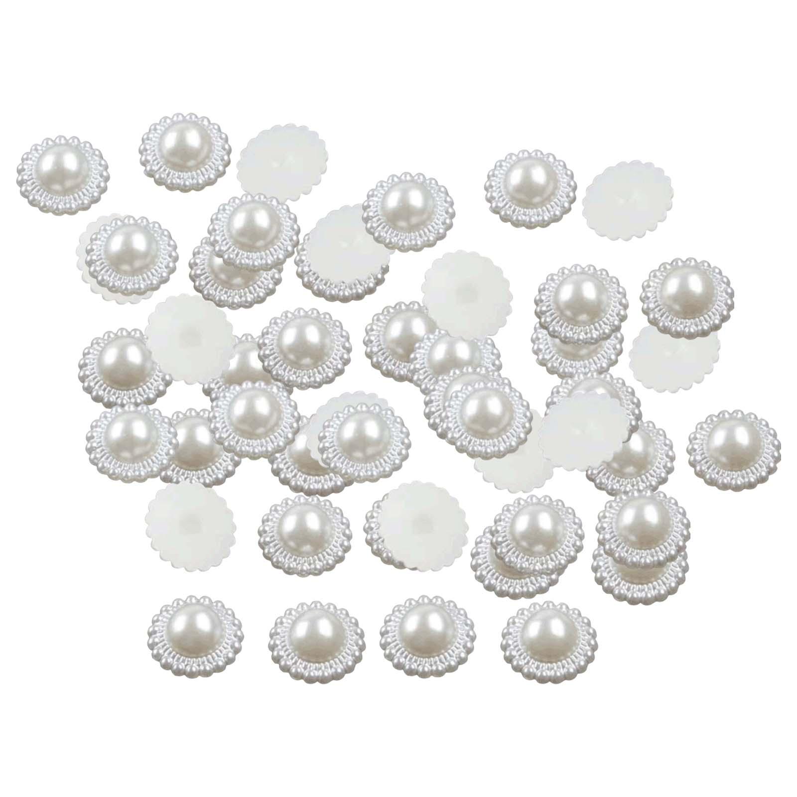 Magideal - Botones De De Imitación De De Imitación, Adornos Para Manualidades Diy, , Ramo , Decoración De Flores , 16Mm 16 Mm