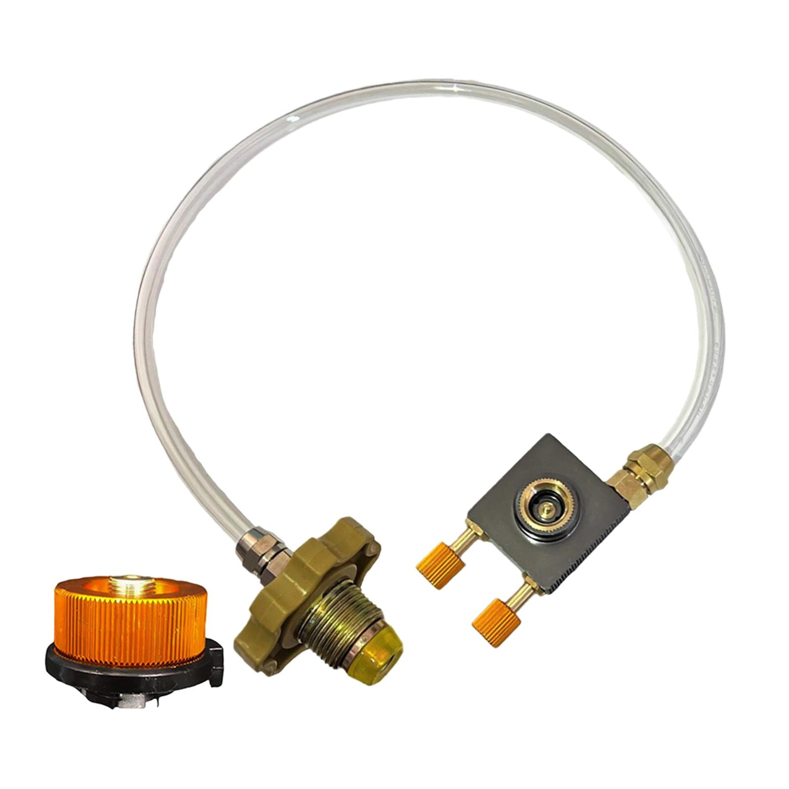 Magideal - Adaptador De Recarga De Tanque De Gas Adaptador De Recarga De Cilindro De Gas Convertidor De Conector Portátil Con Adaptador