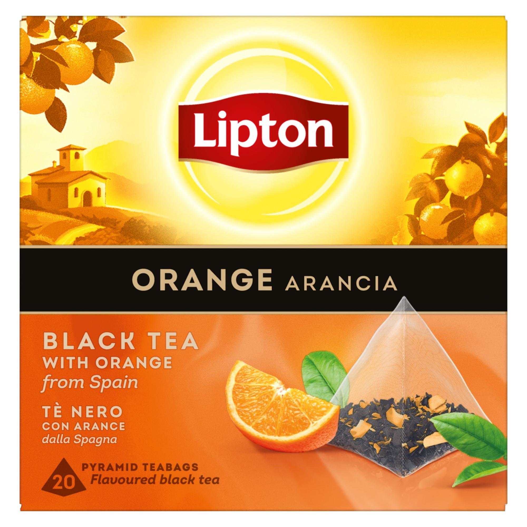 Té Negro Con Naranja Caja 20 Un Lipton
