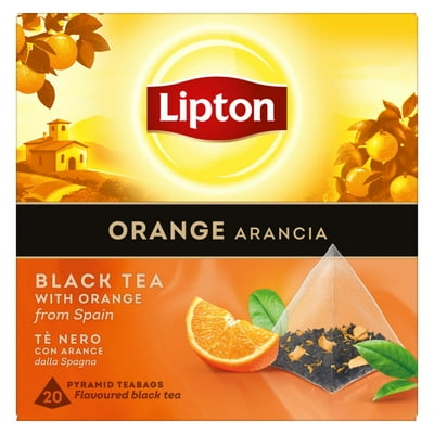 Té Negro Con Naranja Caja 20 Un Lipton