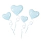 thumbnail image 2 of 4 Piezas Decoraciones Para Pasteles En Forma De Corazón 3D Adornos De Amor Para Acción De Gracias Boda Azul Claro, 2 of 3
