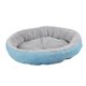 thumbnail image 3 of Cama Para Dormir De Perro Peque?o Mascota Redonda Acogedora Cama Cómoda Nido Azul + Blanco-S, 3 of 5