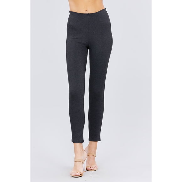 Saronite Pantalones Básicos de Punto Largo, Gris Carbón (para Mujer)