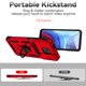 thumbnail image 3 of Funda Resistente Anillo Soporte Motorola Moto G Power 2021 Privacidad Cámara Montaje Magnético Rojo, 3 of 5