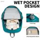 thumbnail image 4 of Mochila Bymontin 45 L ligera y plegable, verde, 4 of 5
